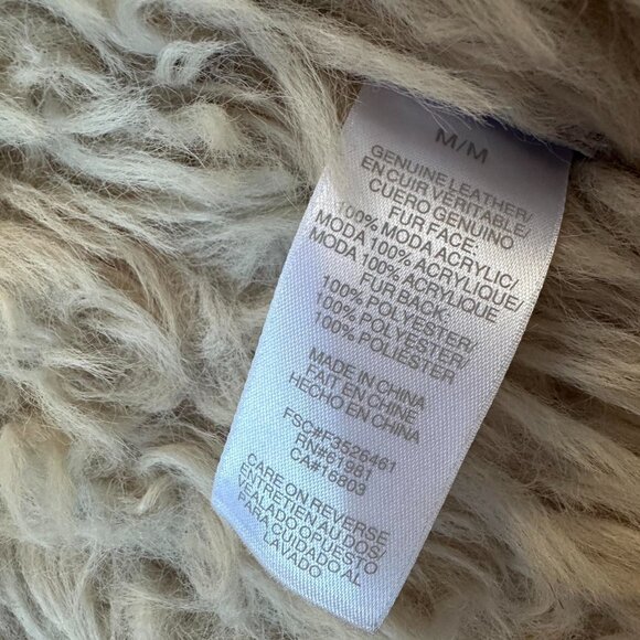 Vintage Penny Lane Shearling Vest – Genuine Leather (Size M) - Picture 8 of 8